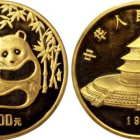 1984年中国人民银行发行熊猫金币