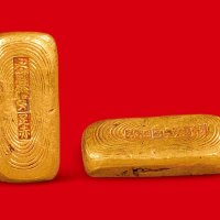 “永丰余天足赤”一两金锭