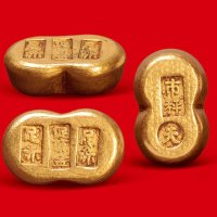 足赤”一两金锭