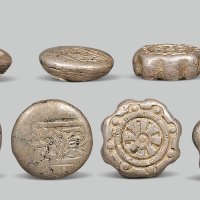 清代银锭一组四枚