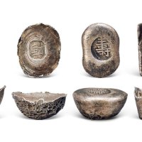 吉语一两银锭（一组四枚）