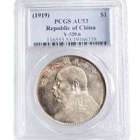 民国八年（1919年）袁世凯像壹圆银币（LM76）