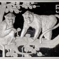 2004年甲申(猴)年生肖纪念银币5盎司 PCGS Proof 69