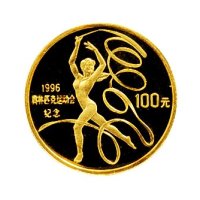 1995年中国人民银行发行夏季奥运会精制纪念金银币一组6枚
