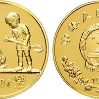 1979年国际儿童年纪念币450元金币