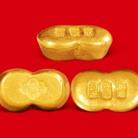 加炼足赤”一两金锭