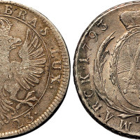 1723年、1793年萨克森银币各一枚