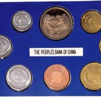 1980、1981、1984年中国人民银行精铸套币各一套