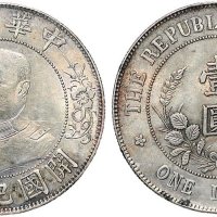 1912年黎元洪像（无帽）中华民国开国纪念币壹圆银币（LM45）