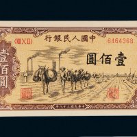 第一版人民币壹佰圆驮运