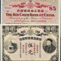 光绪三十三年（1907年）华商上海信成银行伍元