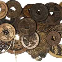 十九世纪方孔圆形花钱20枚 优美