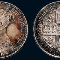 1847年英国维多利亚哥特式皇冠女王像银币（GothicCrown）