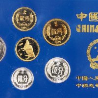 1985年中国人民银行发行精铸套币