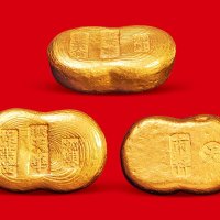 十足叶金”一两金锭