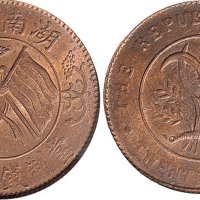 1919年湖南省造二十文铜币