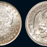 MS62、1898年墨西哥鹰洋