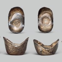 “福”字吉语一两银锭（一组四枚）