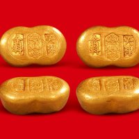 金料”一两金锭（一组二枚）