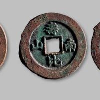 麒麟送子厌胜钱一组五枚