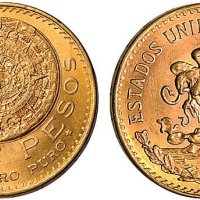 1921年墨西哥鹰洋20比索金币