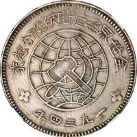 苏维埃川陕省造壹圆中实星 NGC AU-Details Surface hairlines