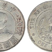 1912年黎元洪像（无帽）中华民国开国纪念币壹圆银币（LM45）