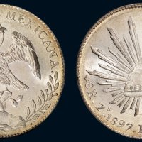 1897年墨西哥贸易鹰洋8R