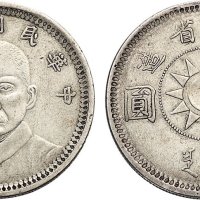 孙中山像民国17年壹圆甘肃省造 优美