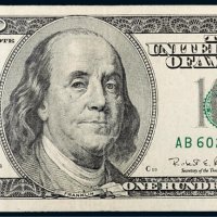 1996年美国富兰克林像100元