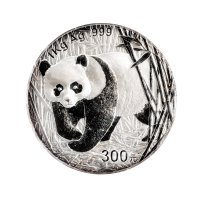 2001年中国人民银行发行熊猫银币