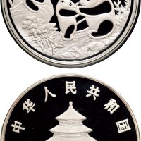 1993年中国人民银行发行熊猫银币