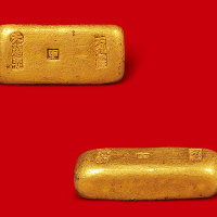 清末民初“方九霞”、“天恰赤”、“甲”一两金锭