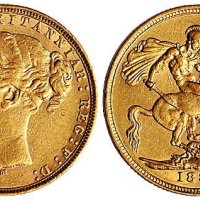 1891年英国维多利亚女皇骑马金币