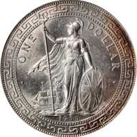 1935-B年站人贸易银元 PCGS MS 61