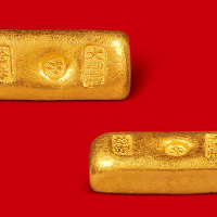 清末民初“大丰恒”、”赤”一两金锭