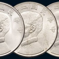 民国二十三年（1934年）孙中山像帆船壹圆银币（LM110）一组七枚