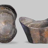 清代“厚记”五十两银锭