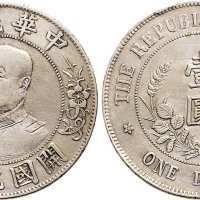 1912年黎元洪像（无帽）中华民国开国纪念币壹圆银币（LM45）