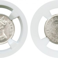 1879年香港银币一毫 NGC MS 63