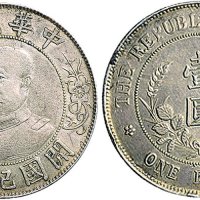 1912年黎元洪像（无帽）中华民国开国纪念币壹圆银币（LM45）
