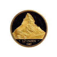 1987年瑞士赫尔维西亚古人物雕塑人物纪念金章