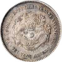 北洋造光绪23年壹圆 PCGS AU Details