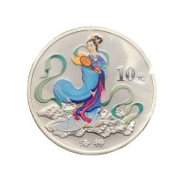 2001年、2002年、2003年中国人民银行发行中国民间神话故事彩色纪念银币三组6枚