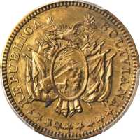 1902年玻利维亚面值铜样组 3枚 全部PCGS评级
