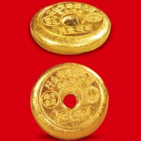 “周大福珠宝金行”一两金饼