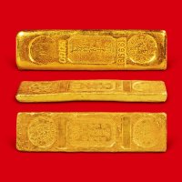 “景福金铺千足纯条”五两金条