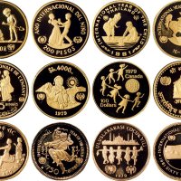 1979-1982年国际儿童年纪念金币十二枚