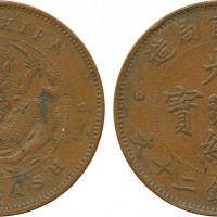 福建官局造光绪元宝20文 极美