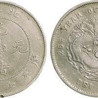 二十六年（1900年）北洋造光绪元宝七钱二分银币（LM459）